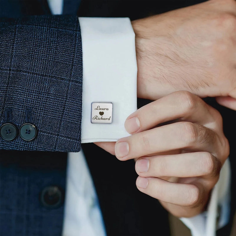 Father of the Bride Gift - Engraved Cufflinks - Cufflinks for Father - Personalized Custom Cufflinks - Always Your Little Girl Cufflinks