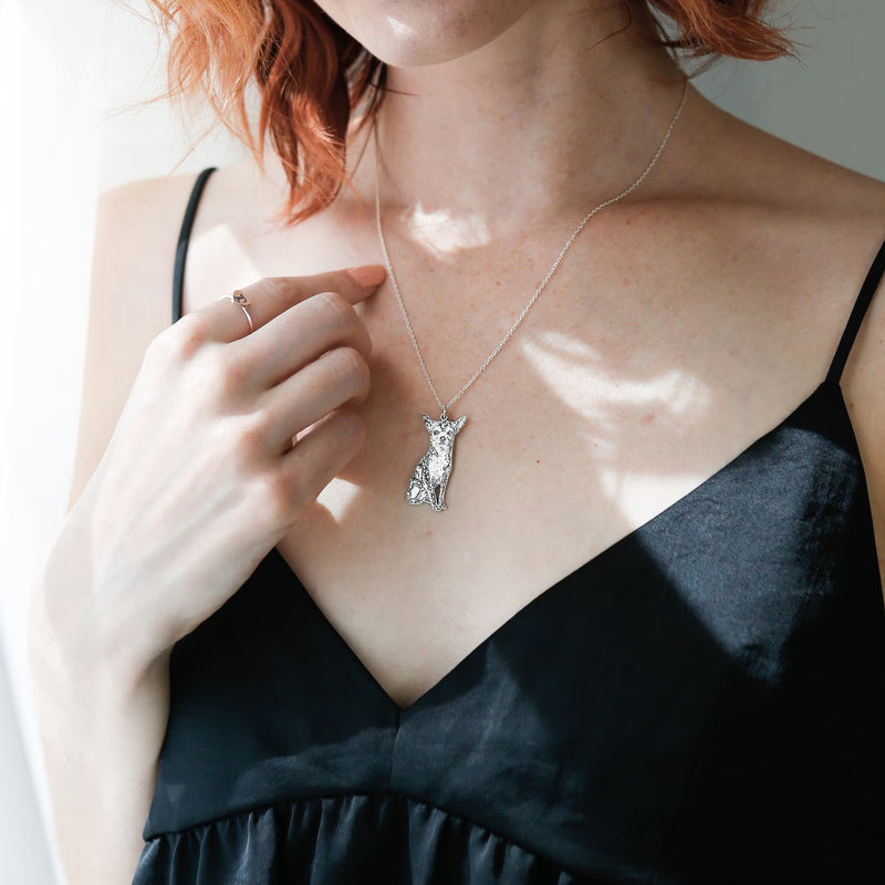 Custom Dog Portrait Necklace, Personalized Pet Photo Necklace, Pet Memorial Necklace, Picture Necklace, Personalized Gift, Mother Day Gift,Pet Lover Gift,Pet Memorial Jewelry