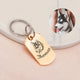 Pet Portrait Keychain - Custom Pet Portrait - Dog Keychain Engraved from Actual Photo - Pet Photo Keychain - Dog Dad Gift Fathers Day