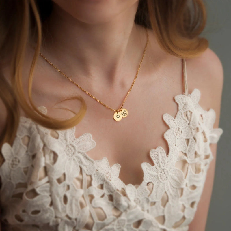 Mothers Day Gifts For Grandma - Pet Portrait Custom - Engraved Your Pet Portrait Necklace - Pet Mini Charms Necklace for Pet Lover