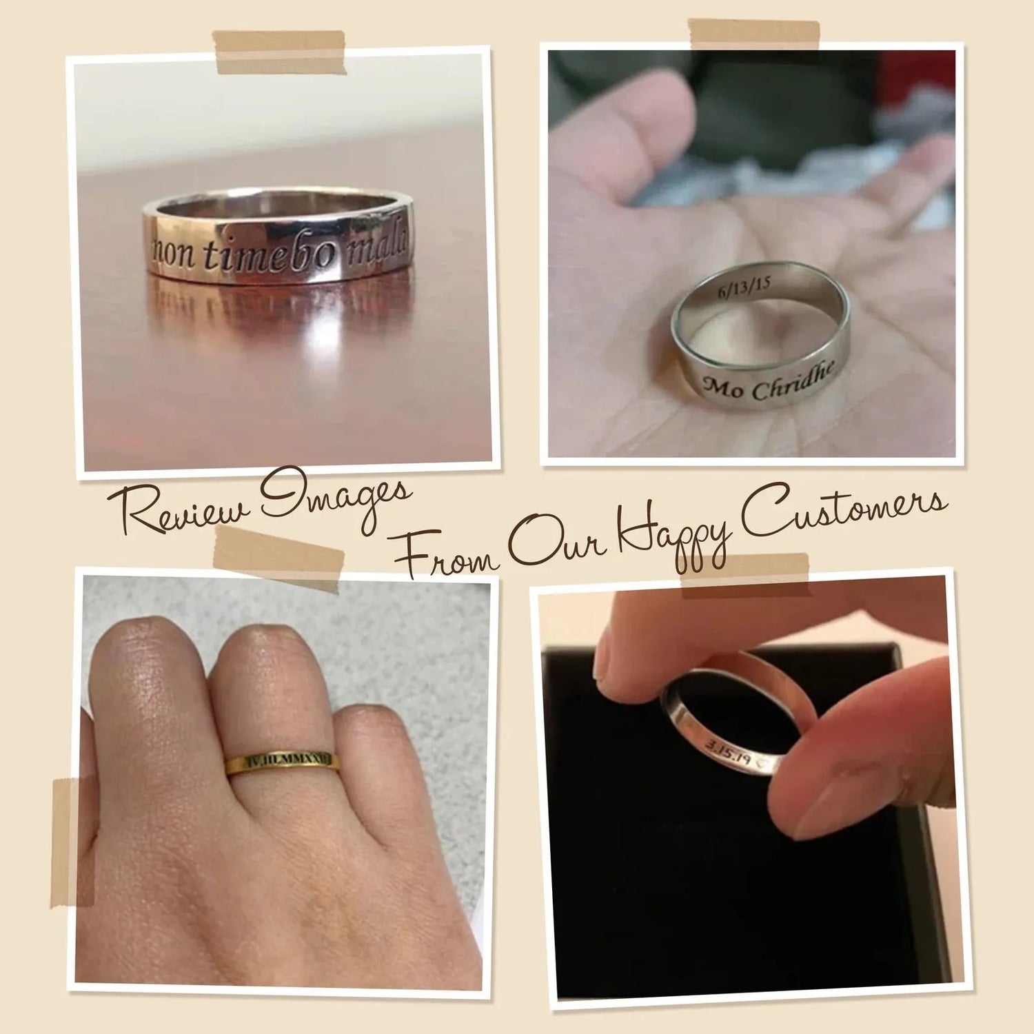 Roman Numeral Ring Men - Ring for Men 925 Sterling Silver - Roman Numeral Ring Custom Numbers - Inside Engraved Ring