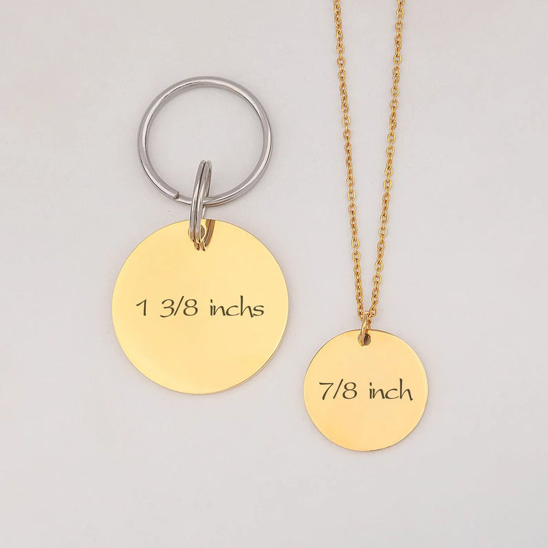 Pet Jewelry - Engraved Pet Portrait Sets - Dog Necklace Custom - Pet Name Keychain - Dog Memorial Jewelry - Cat Mom Gift Grandmother Gift