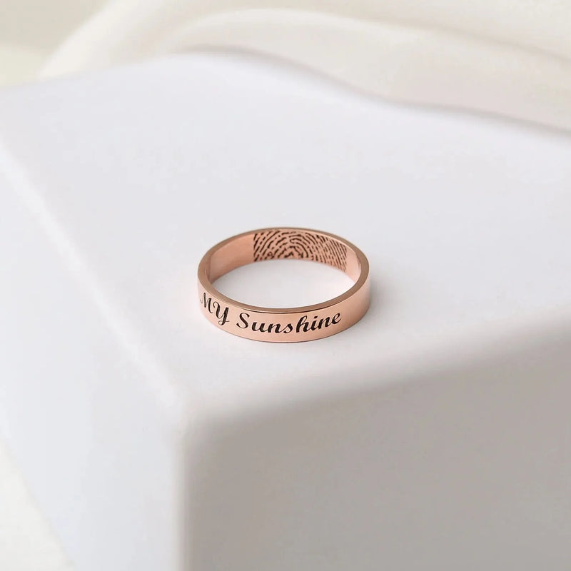 Coordinate Ring - Coordinate Ring Sterling Silver - Latitude Longitude Ring Custom - Coordinates Stackable Band Ring Boyfriend Gift