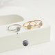 Fingerprint Ring for Women - Personalized Ring - Engraved Ring Actual Fingerprint Jewelry - Custom Memorial Jewelry Round Memorial Ring
