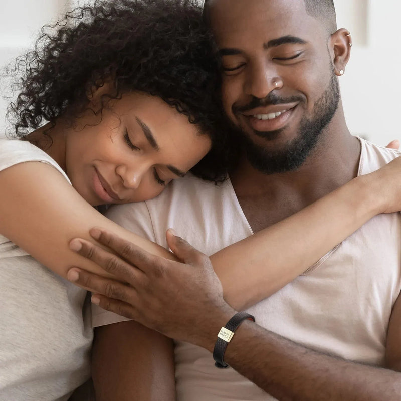 Fathers Day Gift from Wife, Custom Leather Bracelet, Adjustable Cuff Wristband Bracelet Husband Birthday Gift, Leather Wristband Mens Gift