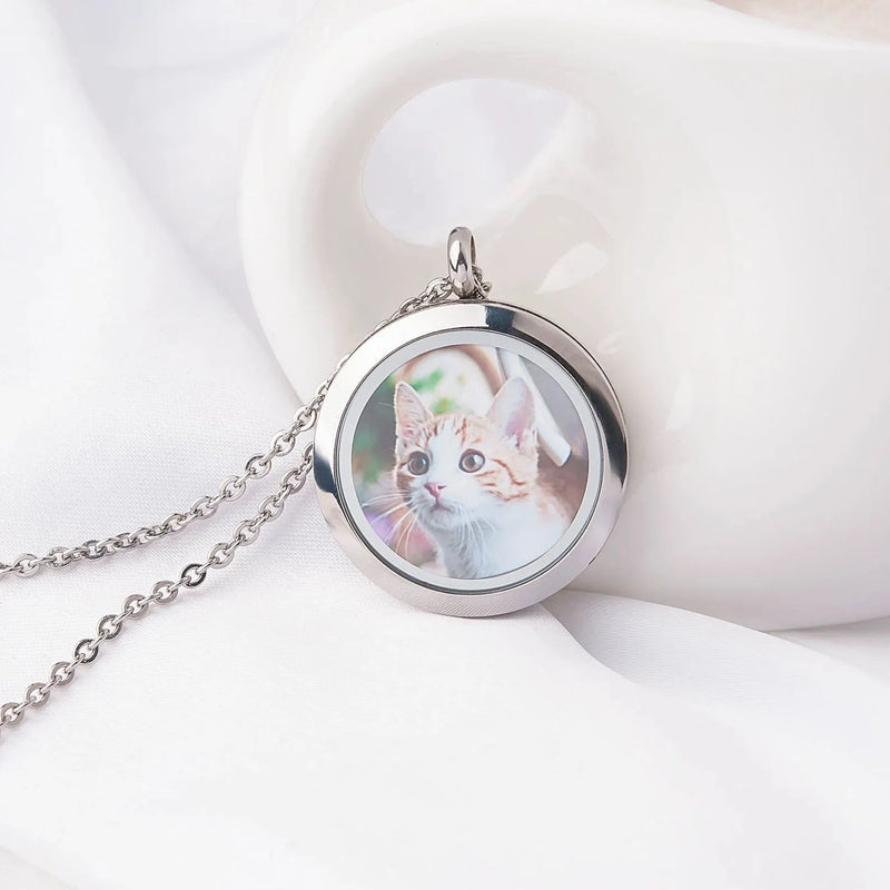Gifts for Grandma - Pets Locket Necklace - Locket Necklace With Photo - Locket Necklace Personalized - Dog Memorial Gift