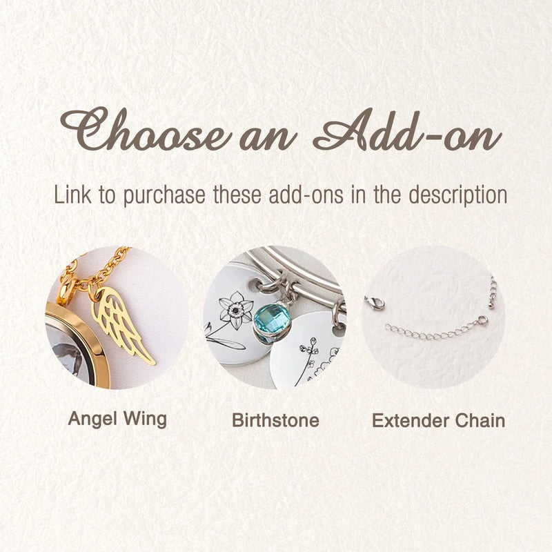 Gifts for Grandma - Pets Locket Necklace - Locket Necklace With Photo - Locket Necklace Personalized - Dog Memorial Gift