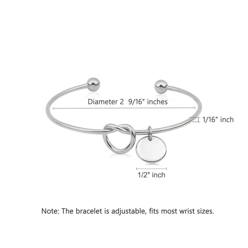 Pet Portrait Bracelet Custom - Pet Bracelet Memorial - Pet Knot Bracelet With Charms - Pet Lover Gift - Birthday Gifts for Daughter