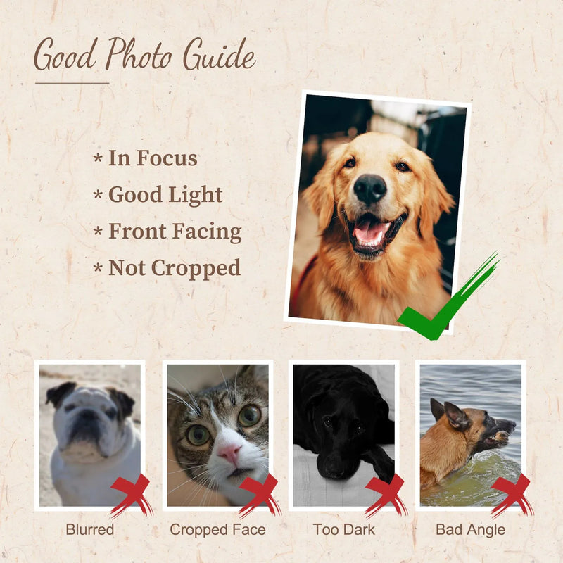 Dog Necklace for Women - Personalized Dog Ears Necklace with Name - Dog Ears Necklace - Dog Name Necklace - Pet Memorial Jewelry