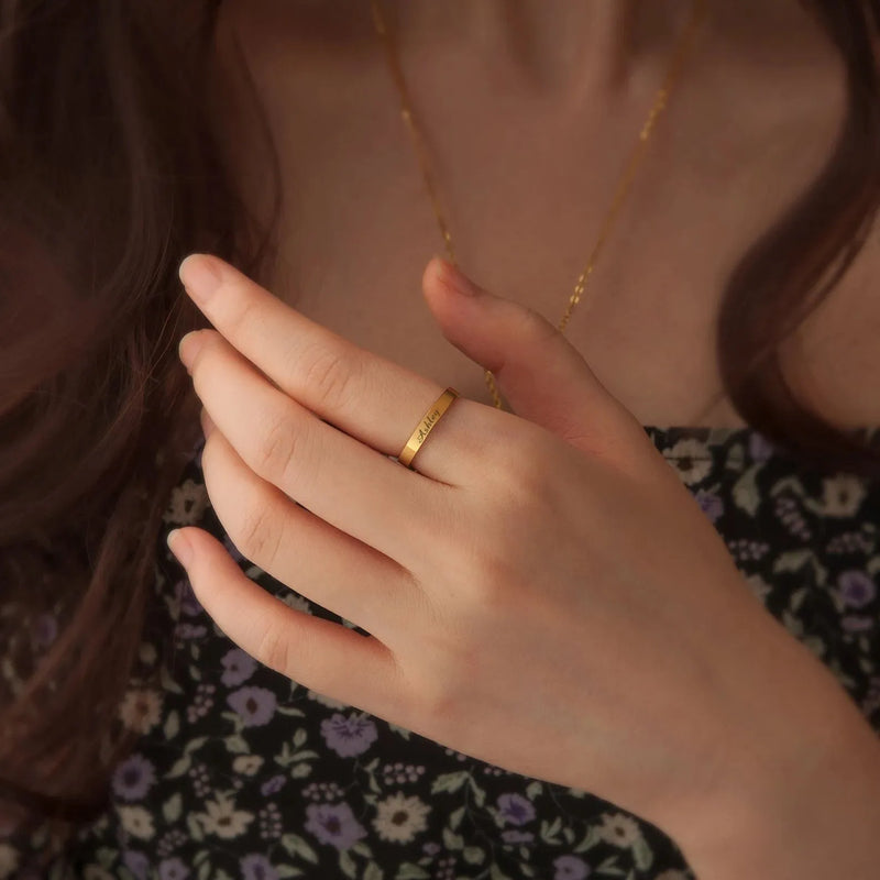 Best Friend Graduation Gift - Sister Ring for 2 - Best Friend Gift - Engraved Ring - Custom Ring for Soul Sister - Sister Gift