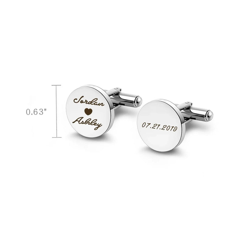 Father of the Bride Gift - Engraved Cufflinks - Cufflinks for Father - Personalized Custom Cufflinks - Always Your Little Girl Cufflinks