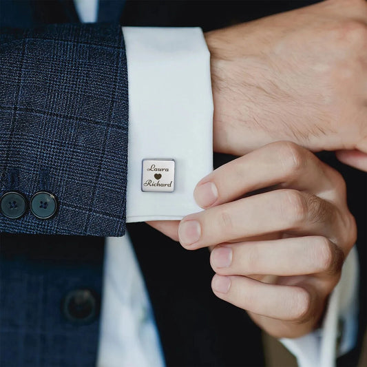 Father of the Bride Gift - Engraved Cufflinks - Cufflinks for Father - Personalized Custom Cufflinks - Always Your Little Girl Cufflinks