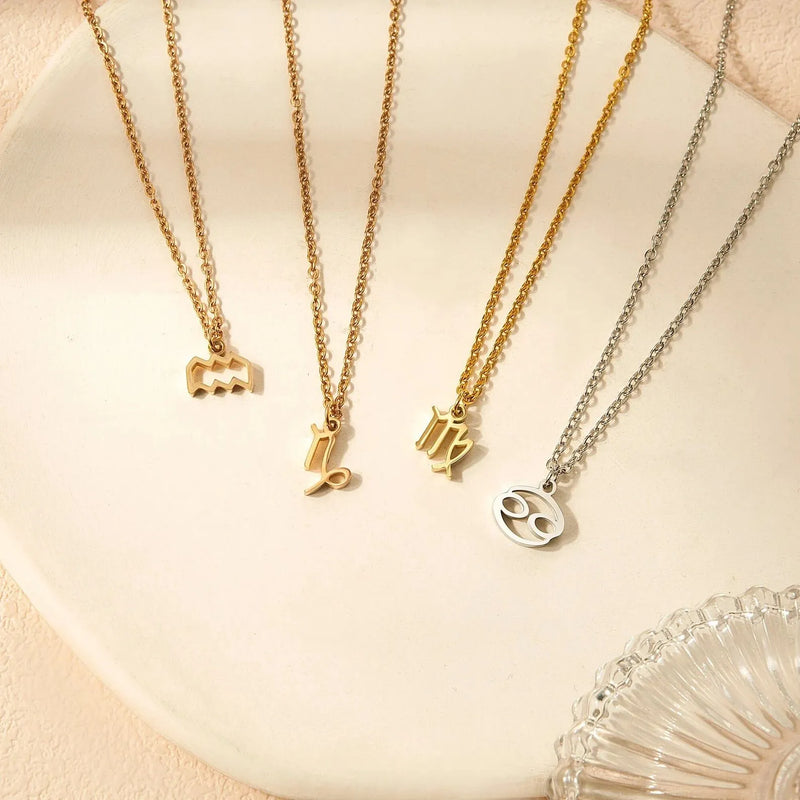Tiny Constellation Necklace - Horoscope Necklace - Birthday Astrology Necklace - Minimalist Necklace - Best Birthday Gifts for Friend