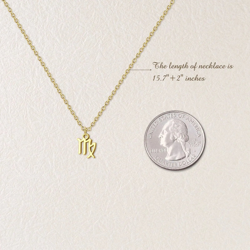 Tiny Constellation Necklace - Horoscope Necklace - Birthday Astrology Necklace - Minimalist Necklace - Best Birthday Gifts for Friend