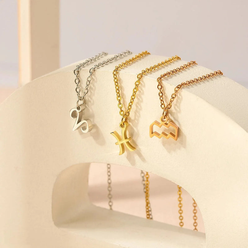 Tiny Constellation Necklace - Horoscope Necklace - Birthday Astrology Necklace - Minimalist Necklace - Best Birthday Gifts for Friend